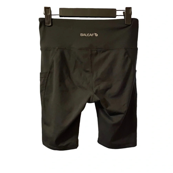 BALEAF BLACK SIDE POCKET BIKE SHORTS - Picture 2 of 3